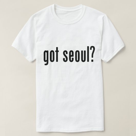 Heb je seoul? t-shirt (Design voorkant)