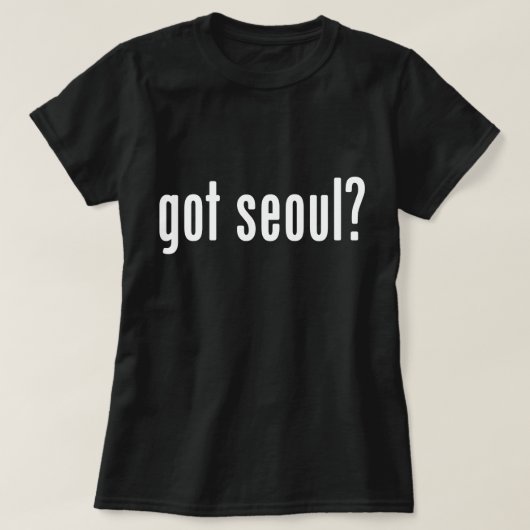 Heb je seoul? T-shirt (Design voorkant)