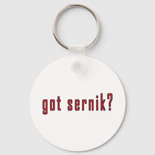 Heb je sernik? sleutelhanger (Voorkant)