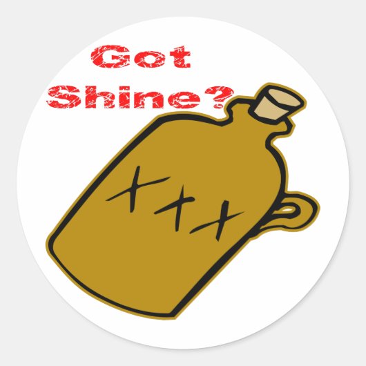 Heb je Shine? Ronde Sticker (Voorkant)