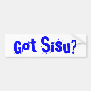 Heb je Sisu? Bumpersticker MI boven schiereiland