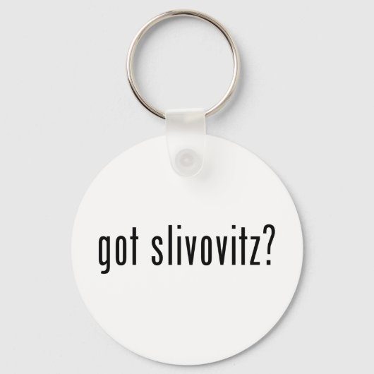 Heb je slivovitz? sleutelhanger (Voorkant)