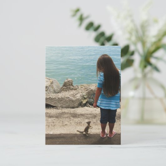 Heb je snacks? briefkaart (Staand voorkant)