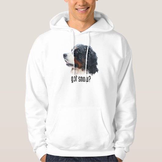 Heb je sneeuw? Bernese Hoodie (Voorkant)