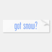 Heb je sneeuw? Bumpersticker (Voorkant)