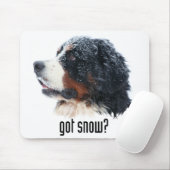 Heb je sneeuw? mousepad muismat (Met muis)