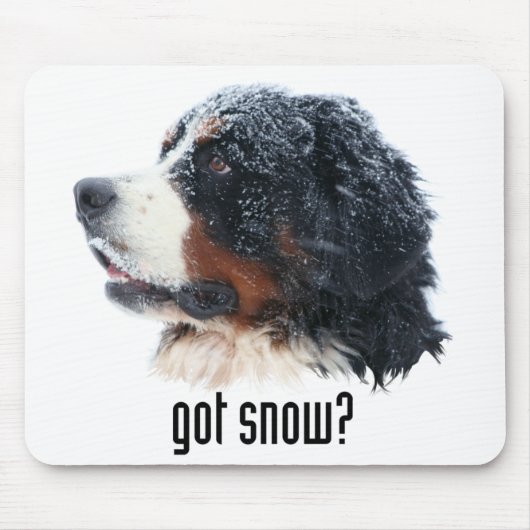 Heb je sneeuw? mousepad muismat (Voorkant)