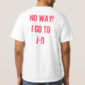 Heb je sneeuwdagen? t-shirt (Achterkant)