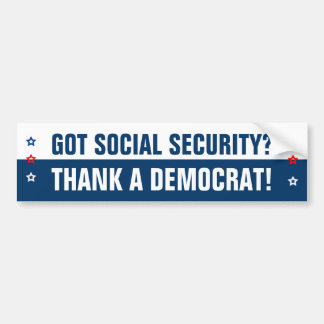 Heb je sociale zekerheid? bumpersticker