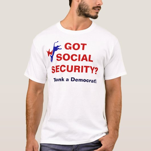 Heb je sociale zekerheid? t-shirt (Voorkant)
