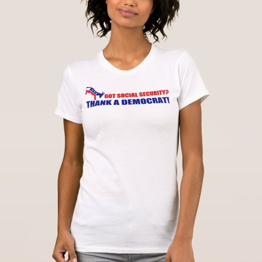 Heb je sociale zekerheid? t-shirt (Voorkant)