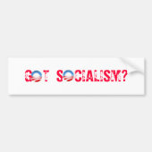 Heb je socialisme? bumpersticker (Voorkant)