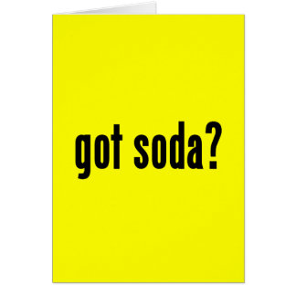 Heb je soda?
