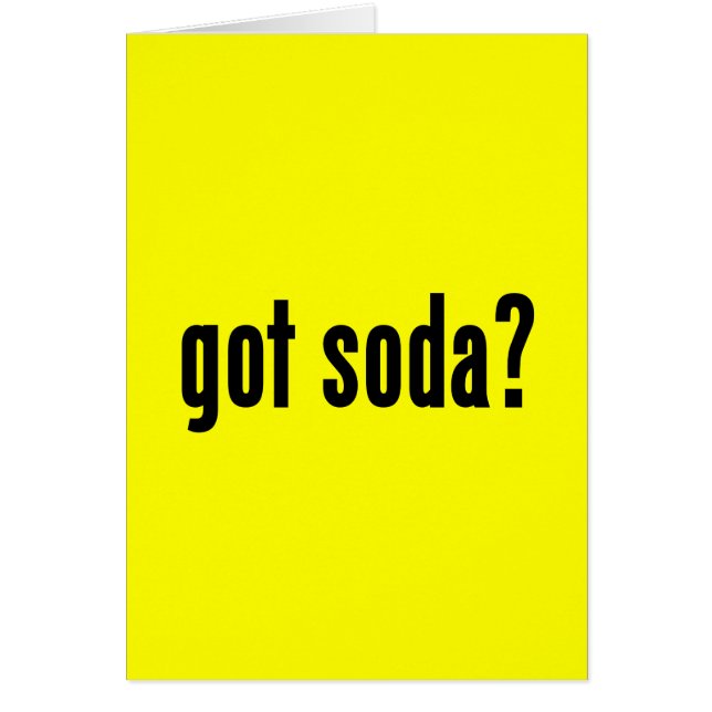 Heb je soda? (Voorkant)