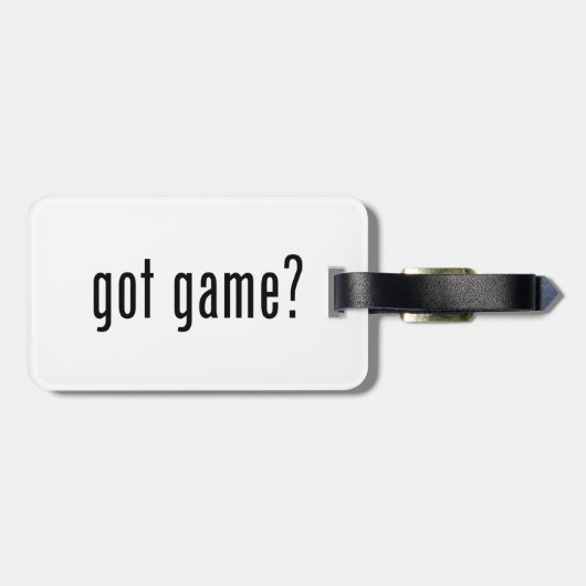 Heb je spel? bagagelabel (Achterkant horizontaal)