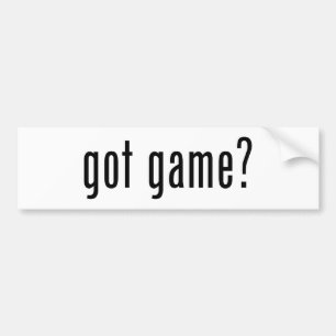 Heb je spel? bumpersticker