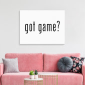 Heb je spel? canvas afdruk (Insitu (Woonkamer))