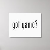 Heb je spel? canvas afdruk (Voorkant)