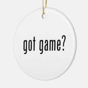 Heb je spel? keramisch ornament
