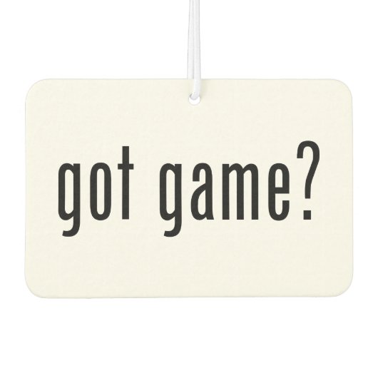 Heb je spel? luchtverfrisser (Voorkant)