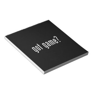 Heb je spel? notitieblok