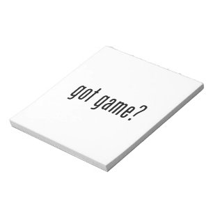Heb je spel? notitieblok