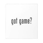 Heb je spel? notitieblok (Voorkant)