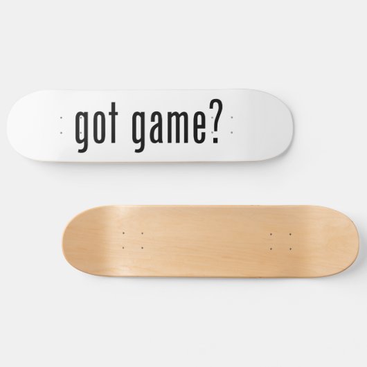 Heb je spel? skateboard (Horizontaal)