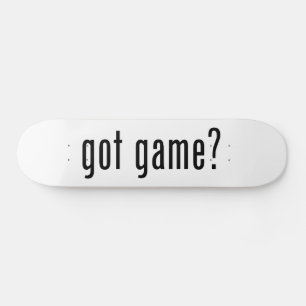 Heb je spel? skateboard