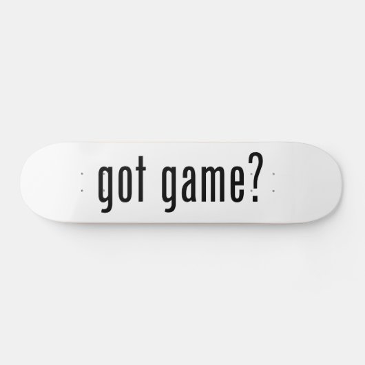 Heb je spel? skateboard (Horizontaal)
