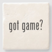 Heb je spel? stenen onderzetter (Voorkant)