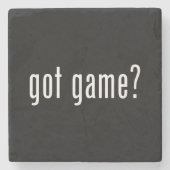 Heb je spel? stenen onderzetter (Voorkant)