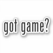 Heb je spel? sticker (Voorkant)