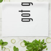 Heb je spel? theedoek (Gevouwen)