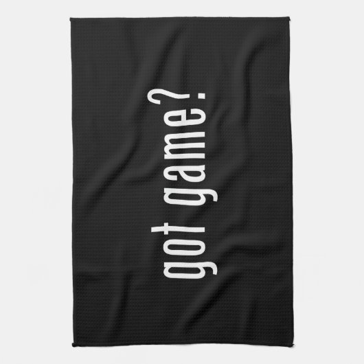 Heb je spel? theedoek (Verticaal)