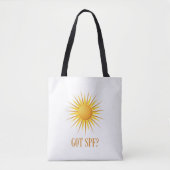 Heb je SPF? Tote Bag (Voorkant)