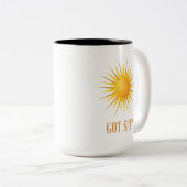 Heb je SPF? Tweekleurige Koffiemok (Voorkant rechts)