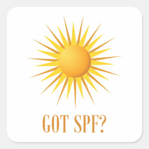 Heb je SPF? Vierkante Sticker
