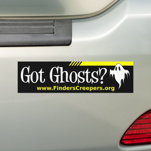 Heb je spoken? Bumpersticker (Op auto)