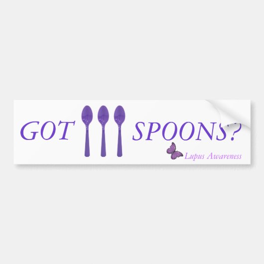 Heb je Spoons? Bumpersticker (Voorkant)