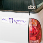 Heb je Spoons? Bumpersticker (Op Truck)