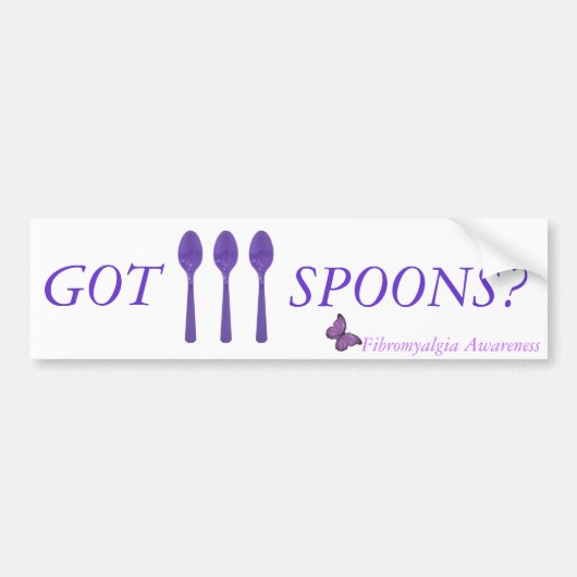 Heb je Spoons? Bumpersticker (Voorkant)