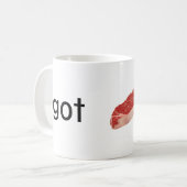 Heb je steak/vlees/rundvlees? koffiemok (Voorkant links)