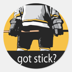 Heb je Stick? Ronde Sticker