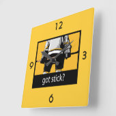 Heb je Stick? Vierkante Klok (Hoek)