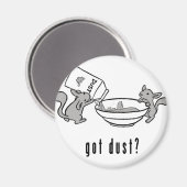 Heb je stof? Chinchilla Magnet (Voorkant / Achterkant)