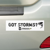 Heb je Stormen? Bumpersticker (Op auto)