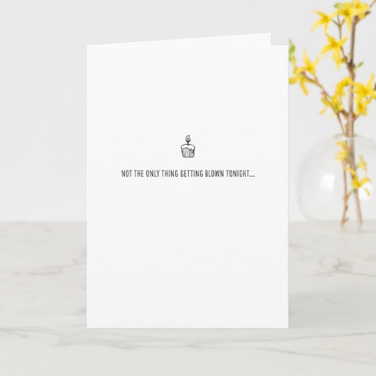 Heb je taart & klap - Verjaardag Kaart (Gele Bloem)