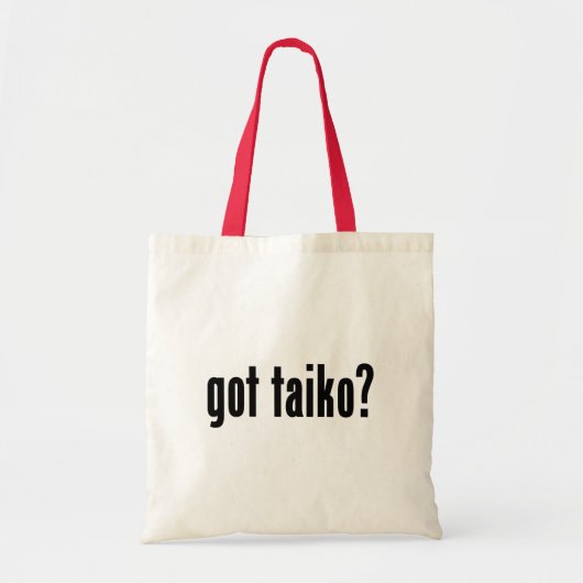 Heb je taiko? tote bag (Voorkant)