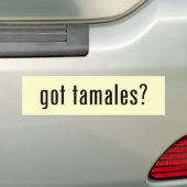 Heb je tamales ? bumpersticker (Op auto)